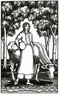 Frontispiece to an illustrated edition of Tess of the d